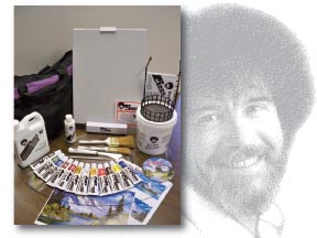Bob Ross: The Happy Painter