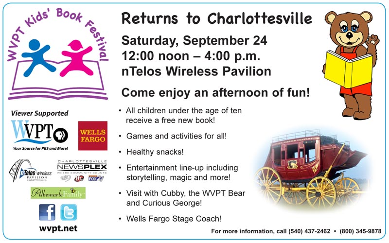 WVPT Kids' Book Festival - Charlottesville